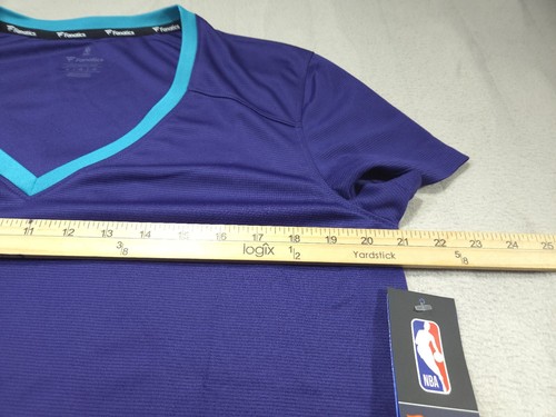 Charlotte Hornets Shirt Large Jersey Warmup Blank Fast Break Fanatics - Picture 4 of 7