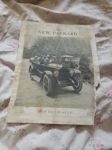 The New Packard Twin Six 3-25 And 3-35 Sales Brochure, 1910s To 1920s 