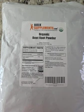 Bulk Supplements Organic Beet Root Powder