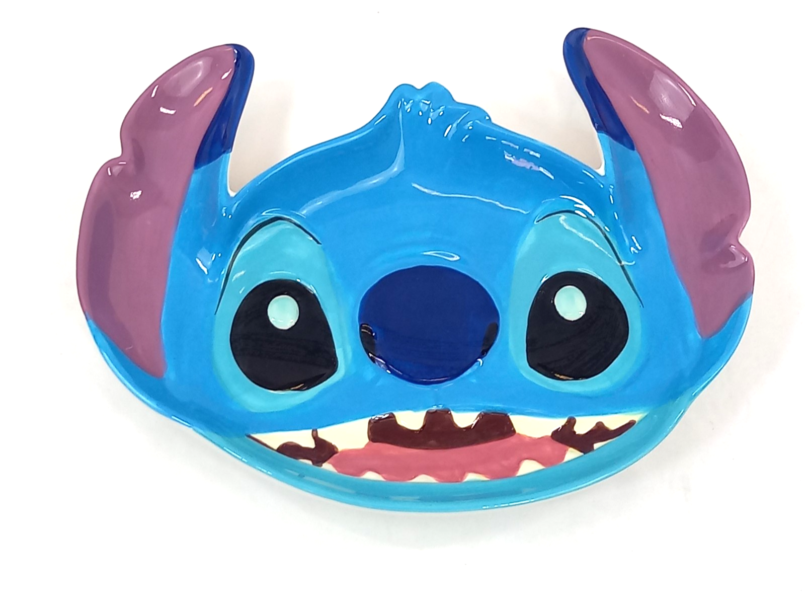 Disney Asda China Stitch Shaped Plate Platter  Party Dishwasher Microwave Safe