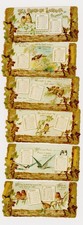 Birds, THE GOLDEN LADDER CALENDAR FOR 1894, hanging panels, religious, R. Tuck