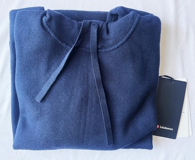 LULULEMON Herren Merinowolle Pullover Hoodie - Navy M