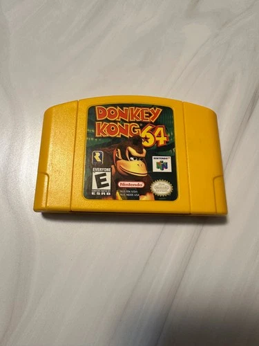 New ListingDonkey Kong N64 (Nintendo N64, 1997) Authentic Game Cartridge