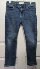 Kids Youth Blue Jeans Abercrombie Kids Straight Leg Size 11/12 Short