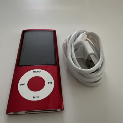 iPod nano Red 5th Generation 16gb NEW BATTERY M6 | eBay