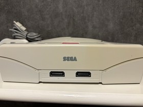 SEGA Saturn Console HST-3220 White Complete Set Tested Working Japan