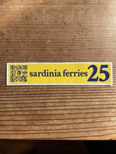 Sardinia Ferries 2025 NEU Aufkleber Frankreich Fähre Sardinien Korsika Sticker