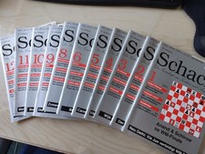 Schach Zeitung - Konvolut  -Zeitschriften  Jahr 2001   11 Stück