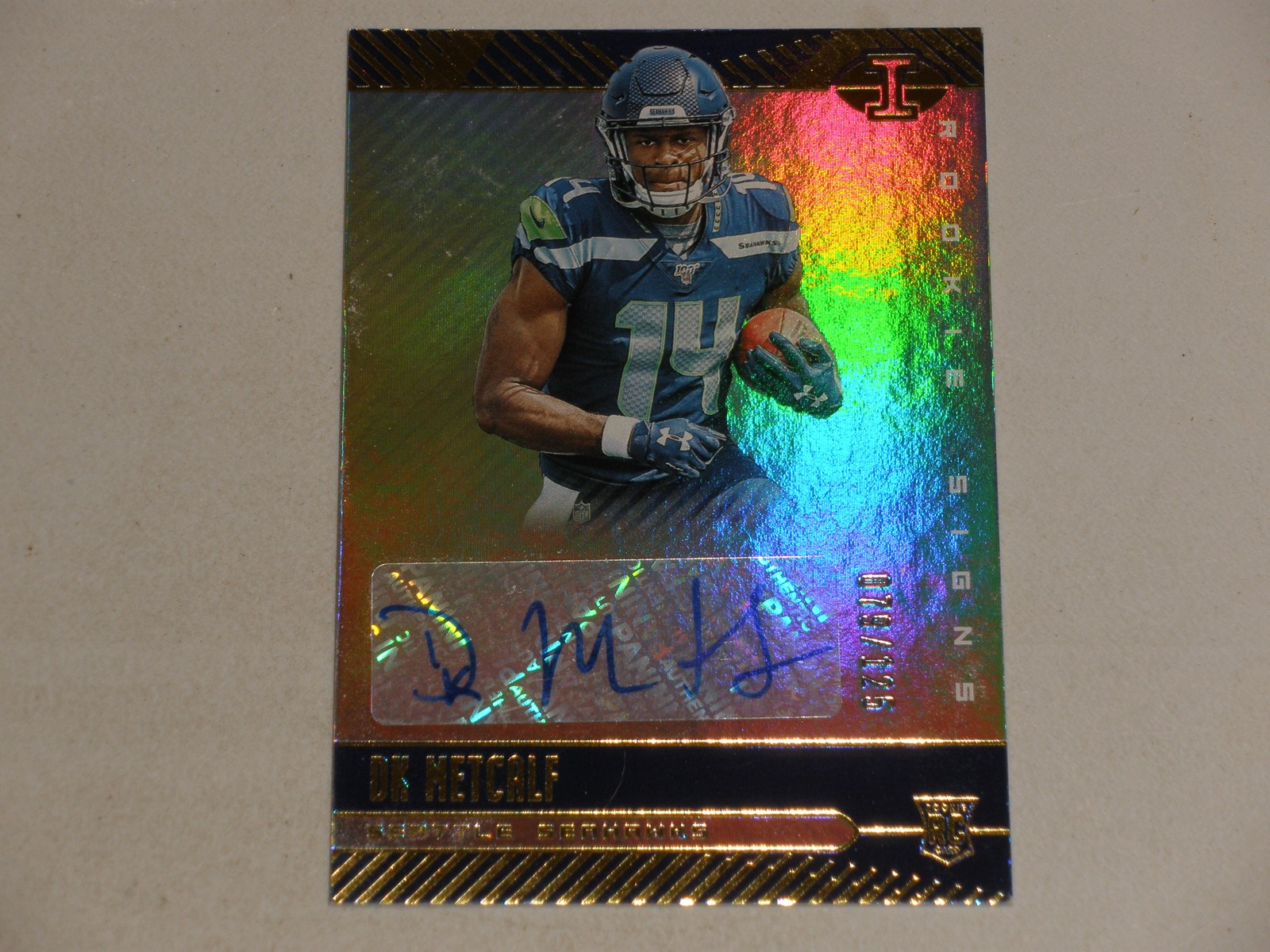 DK Metcalf Panini Illusions Rookie Signs #DKM Base