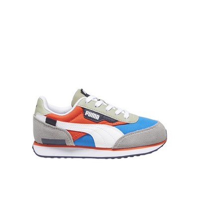 PUMA Future Rider Play On Lace Up  Toddler Boys Blue, Grey, Orange Sneakers Casu