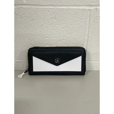 NWOT Cole Haan Portefeuille Continental Noir Blanc Pour Femmes - Photo 1/4