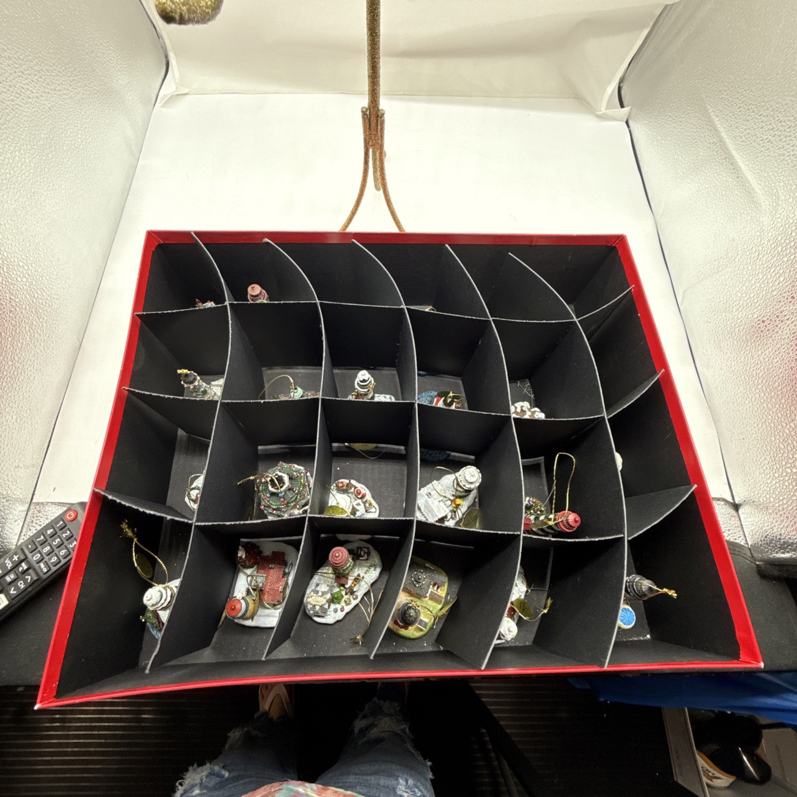 Danbury LIGHTHOUSE Hanging Christmas Tree Ornaments WBOX Lot of 24 Original Tags