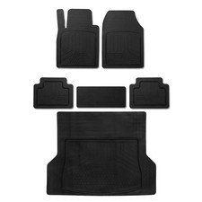 2005-2026 Honda Odyssey Universal Floor Mats Cargo Liner Waterproof Black 6 Pc