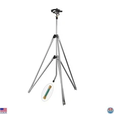 New England Heavy Duty Long Range Tripod Water Sprinkler 125ft Coverage Diameter