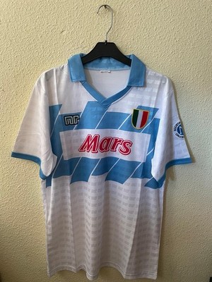 T-Shirt Ssc Napoli 1990-91 Marke Nr T/L Nr 10 Maradona Nur Saft ein Fußballspiel