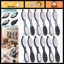 12 Pack 4-in-1 Foot Brush Pumice Stone Exfoliator Scrubber for Dead Skin Care