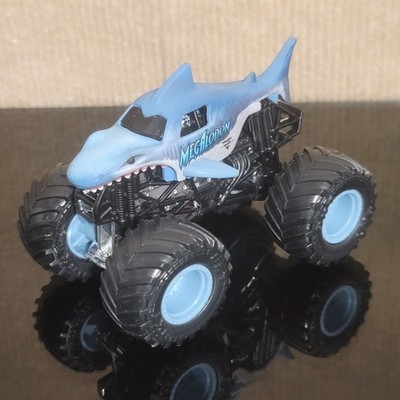 Monster Jam Truck Megalodon 1:64 Scale Loose Monster Truck Shark