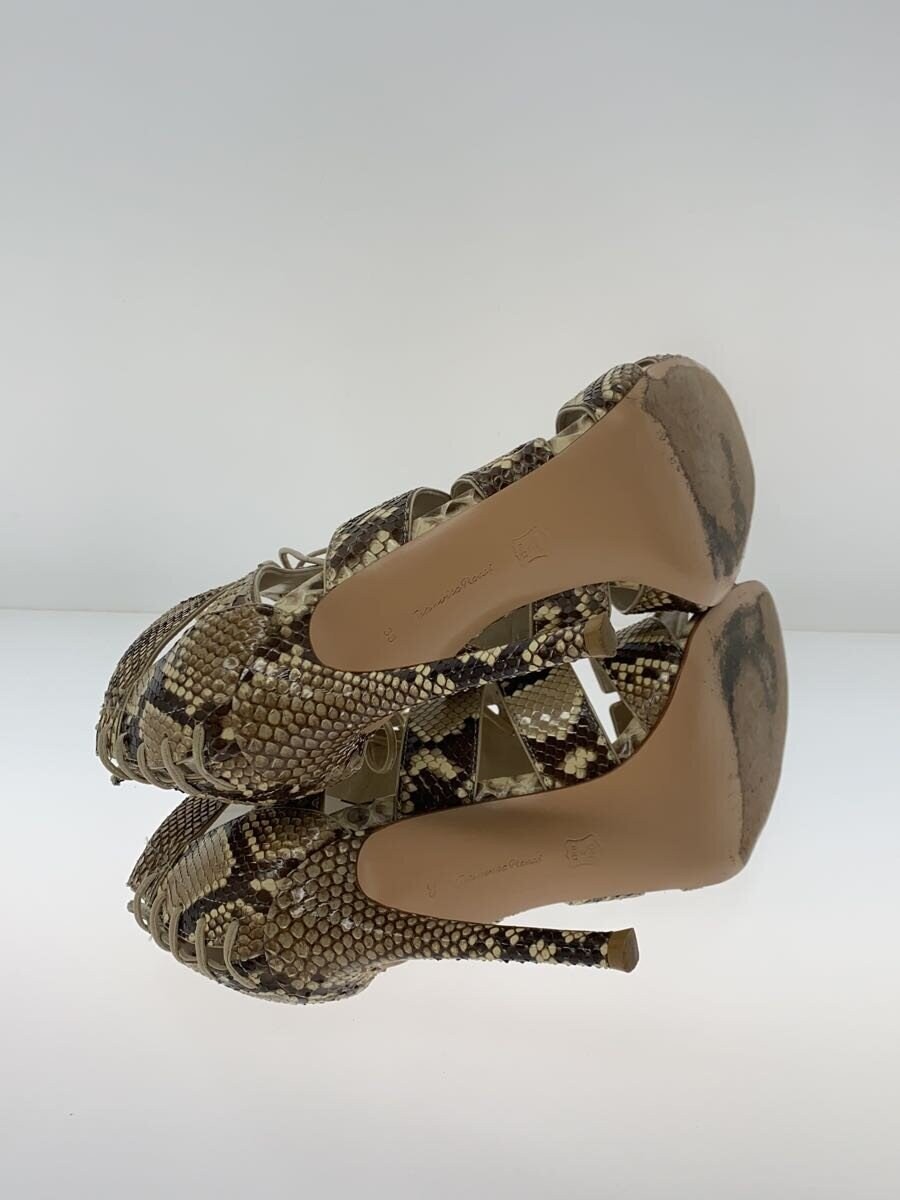 Gianvito Rossi Python Pattern Sandals 38 6933 804… - image 4