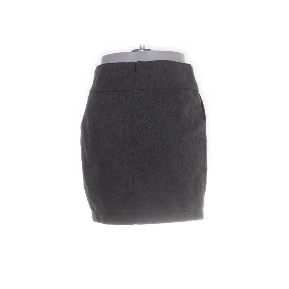 Madonna, Rock, Größe: S, Grau, Polyester/Wolle, Fischgräte, Tweed, Damen #Ht0 - Bild 2 von 4