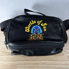 ORIENT EXPRESS ROLLERCOASTER Vtg Bag WORLDS OF FUN AMUSEMENT PARK KANSAS CITY MO