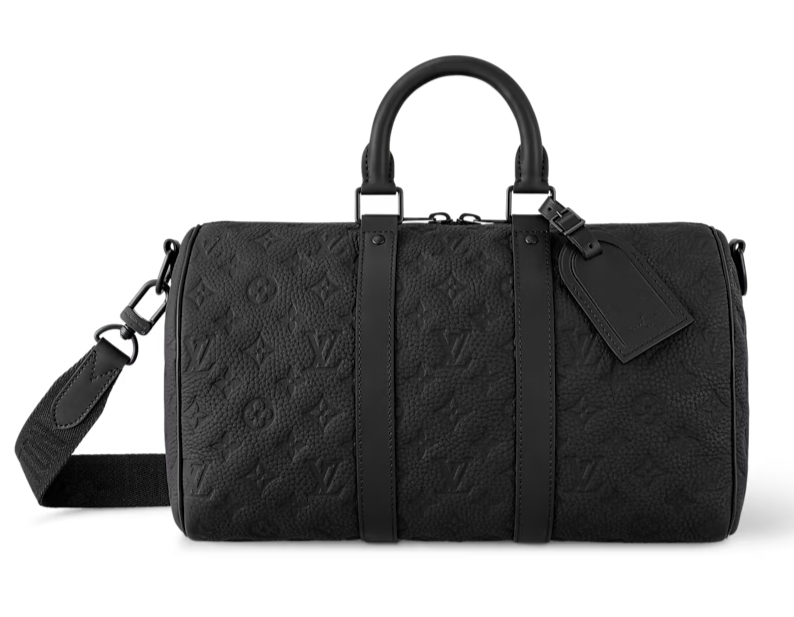 ルイヴィトン Keepall 35 ブラックモノグラム ボストンバッグ NEW Louis Vuitton Monogram Keepall Bandouliere 35 Boston Bag
