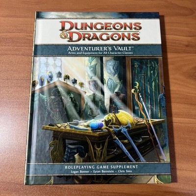 Dungeons & Dragons: Adventurer's Vault 2 Game Supplement Book HC 2008 1st Print