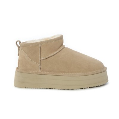 UGG Women AUS Sheepskin Ultra Mini Platform Suede Boots | eBay