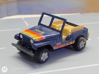 Holly Golden Eagle Jeep Maßstab 1/43 Made in Hong Kong, dunkelblau, Rückzugmotor