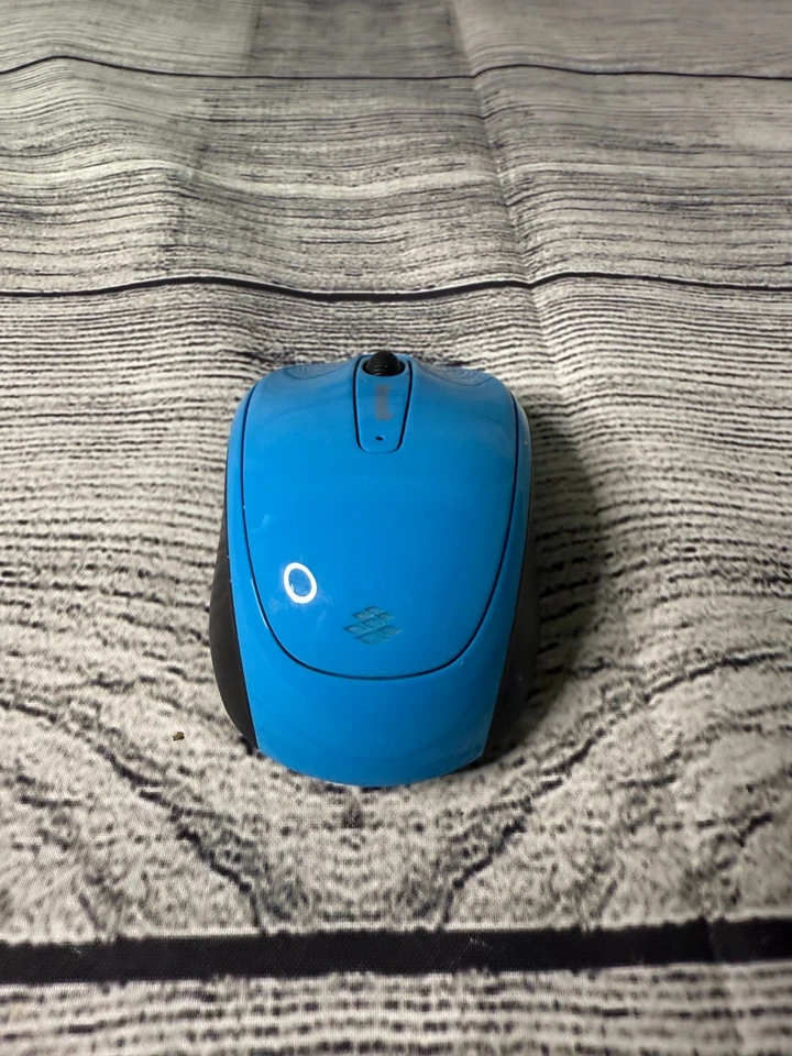 Microsoft 3500 #1427 Wireles Mobile Mouse USB Transceiver 3 Buttons Blue Black - Image 2 of 4