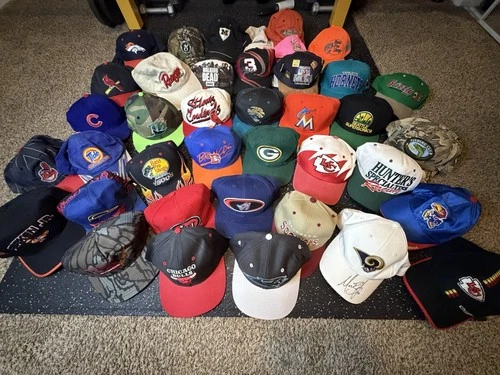 Vintage & Modern Hat Lot Sports Specialties Shark Tooth Starter Mitchell & Ness  - product listing photo