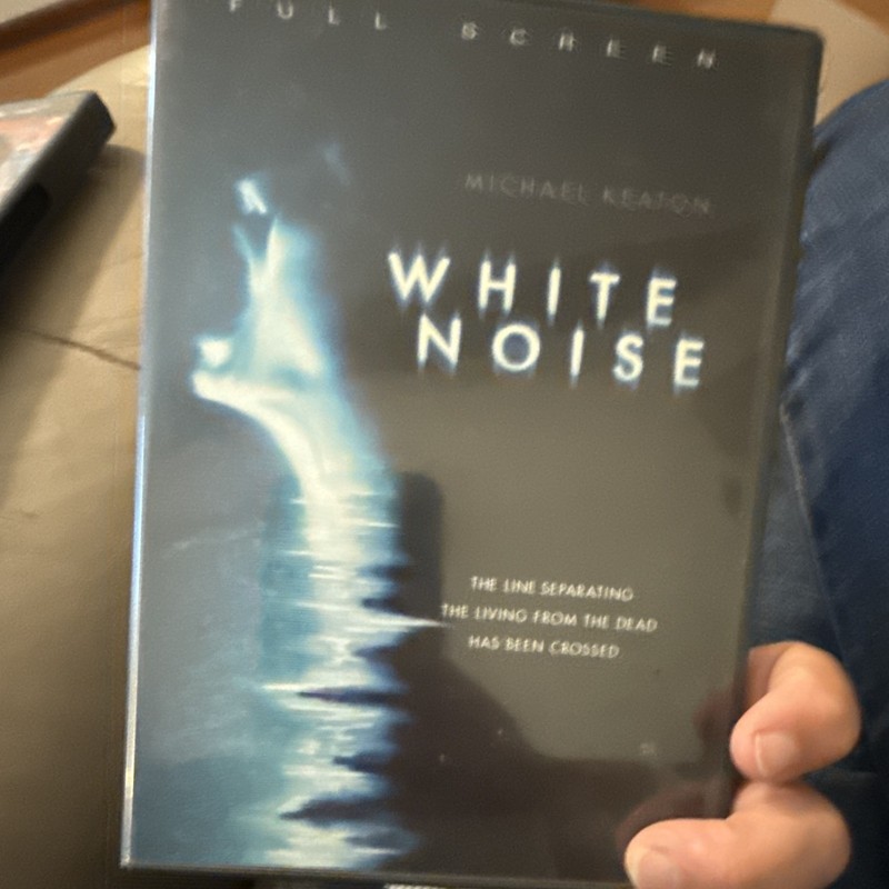 White Noise DVD Full Screen Horror Movie PG-13 English Michael Keaton Sax