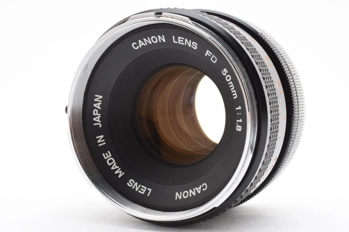 超美品 CANON FD 50㎜ f1.8 S.C MF レンズ　B772 オールドレンズ】レビュー：CANON FD 50mm F1.8 手軽に安価な