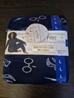 Wizarding World Harry Potter Silky Stretch Fleece Women 2PC Pajama Size L Blue