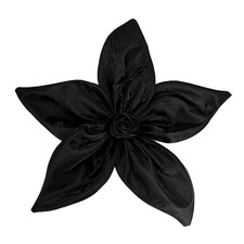 Dainty Silk Fabric Flower Brooch Pin for Women Girls Fashion Handmade Extra-Larg