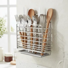 Kitchen Utensil Rack Versatile Stainless Steel for Chopsticks Cookware