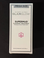 GLAMGLOW Supermud Clearing Treatment  - 3.5 oz / 100 g - Brand New in Box