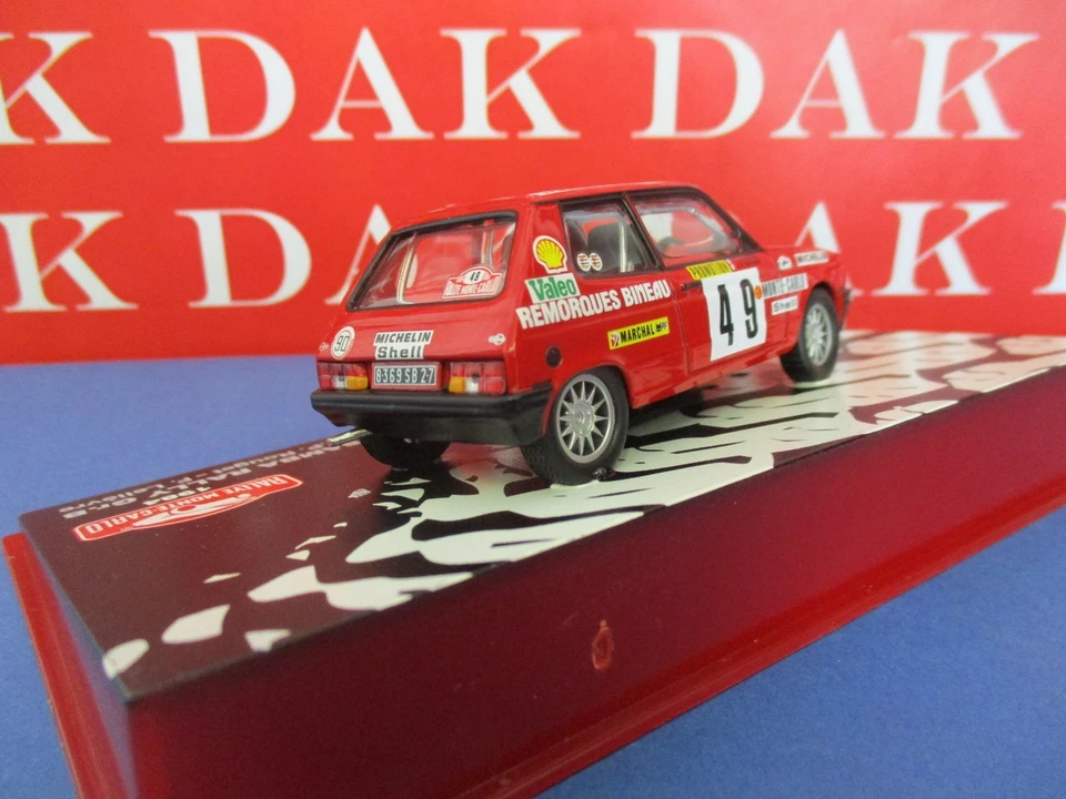 Die cast 1/43 Modellino Auto Talbot Samba Rally N 49 Rally Monte Carlo 1984 - Immagine 3 di 4