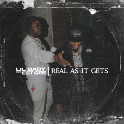 559351 Lil Baby ''Real As It Gets'' Album HD Cover Art 24x18 WALL PRINT POSTER