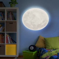 Deckenleuchte Deckenlampe Wohnzimmerleuchte Mond-Optik Led Dimmbar Fernbedienung