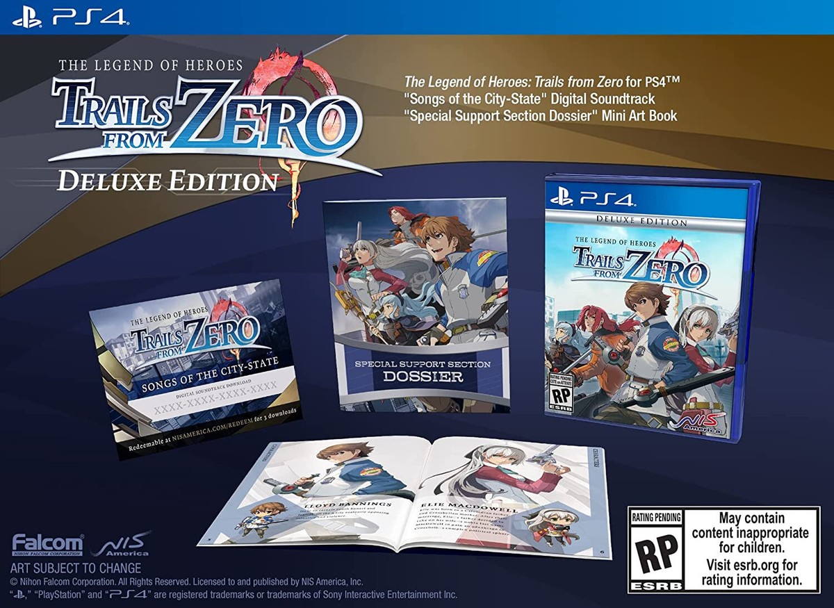 The Legend of Heroes Trails from Zero *DELUXE EDITION* (PS4) New