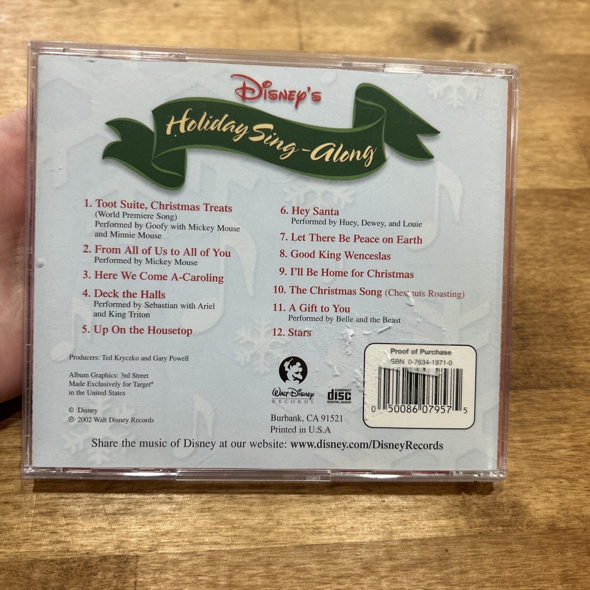 Disney's Holiday Sing-Along (CD, 2002, Walt Disney Records) | eBay