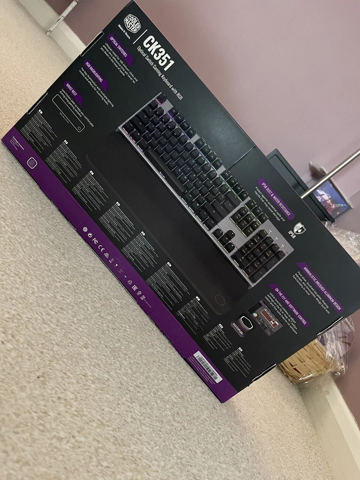 Cooler Master CK351 Wired Gaming Keyboard - CK-351-SKOR1-UK - Image 2 of 4