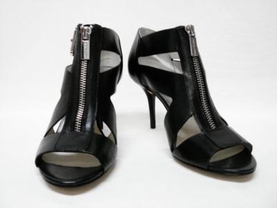 Michael by Michael Kors Anya Mid Peeptoe ZIPPER Sandal HEELS  display picture 1