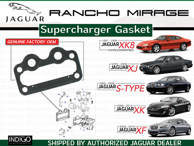 Jaguar AJ83292 Supercharger Gasket XKR 98-06 S-TYPE R XJR 04-09 XFR 09-15