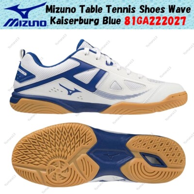Mizuno Table Tennis Shoes Wave Kaiserburg Blue 81GA222027 Men's Size