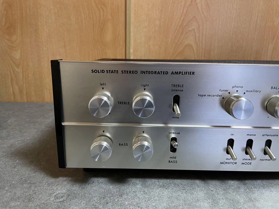 LUXMAN 707 アンプ 本体 必見！フルレストア！極上完動美品！LUXMANプリメインアンプSQ
