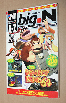 Nintendo 64 Game Boy Color Big N Lösungen Cheats Donkey Kong Resident Evil 64 ++