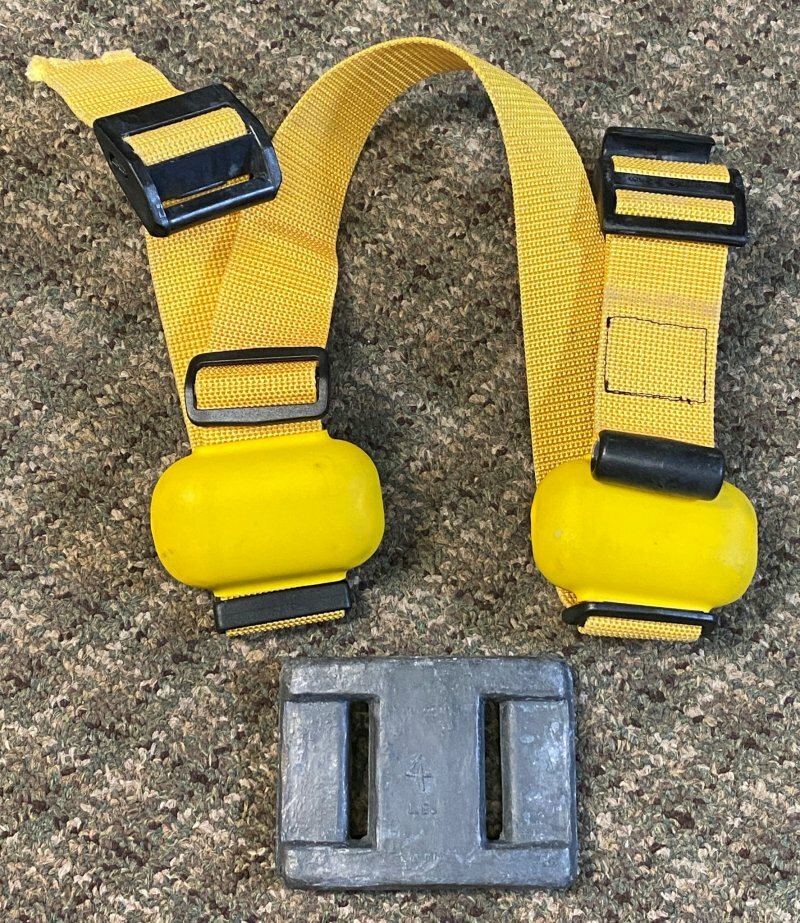 Coated Solid Lead Weights for BCD + Belt Scuba Dive 10 pounds total