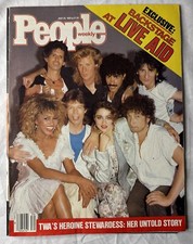 People Magazine July 29 1985 Live Aid Backstage Madonna Dylan Jagger Issue
