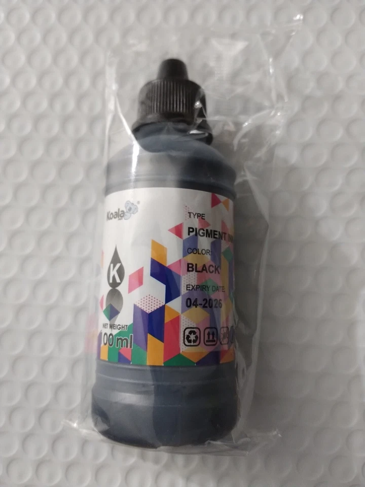 100 ML Koala Refill Black PIGMENT Ink for OFFICE JET PRO HP 8715 Printers - Image 2 of 4